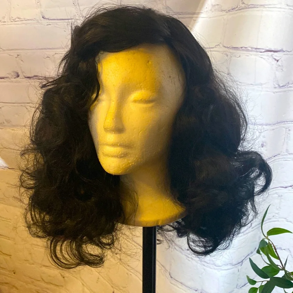 Only for you Black straight curl wig - Picture 1 of 13